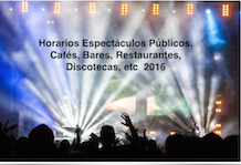 Horarios Espectaculos Publicos