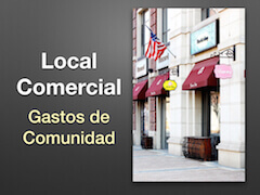 local comercial y gastos de comunidad