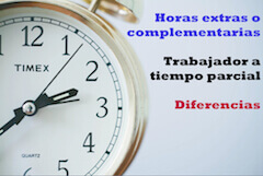 horas extras trabajador tiempo parcial