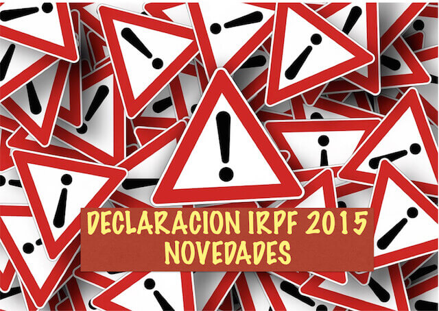 Novedades IRPF 2015