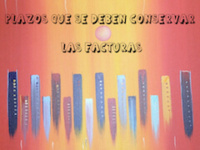 tiempo conservar facturas ley general tributaria