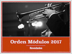 Novedades Orden Módulos 2017