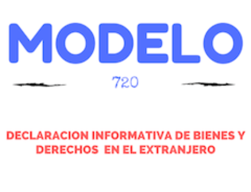 Modelo 720 – Declaración Informativa