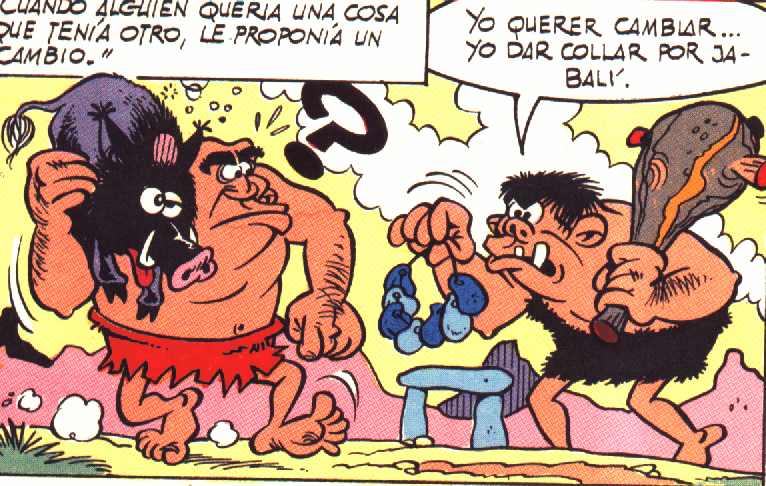 Historia dinero trueque Historia dinero trueque